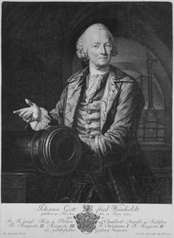 Kniebild Johann Gottfried Weinhold